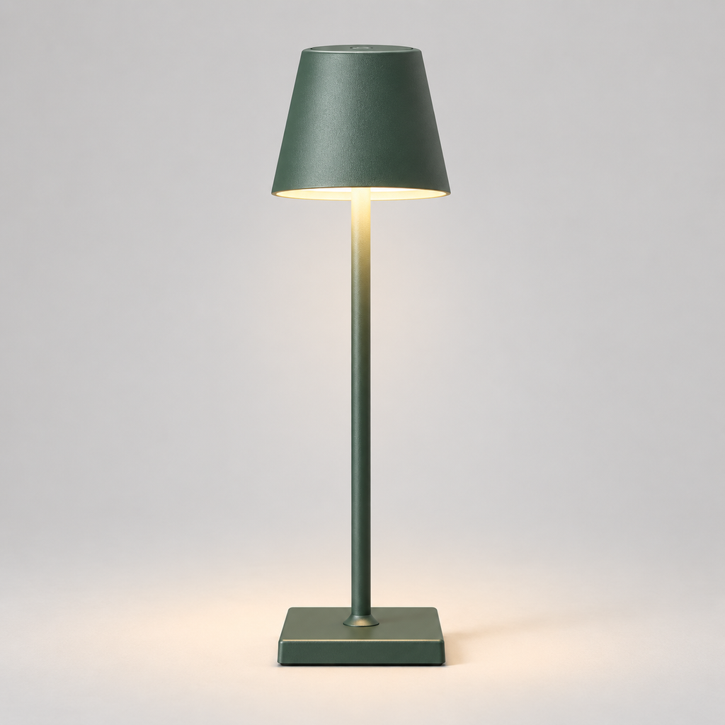 Wireless LED Table Lamp with Metal Base