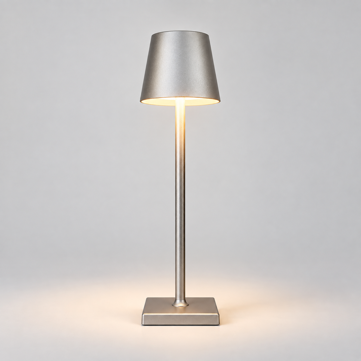 Wireless LED Table Lamp with Metal Base