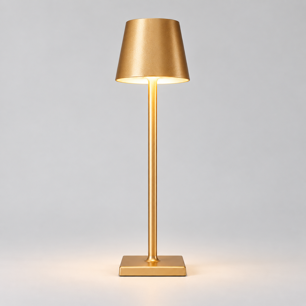 Wireless LED Table Lamp with Metal Base