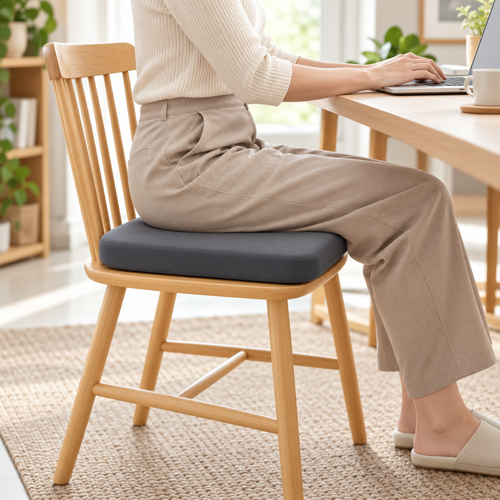 Memory Foam Orthopedic Seat Cushion Pad