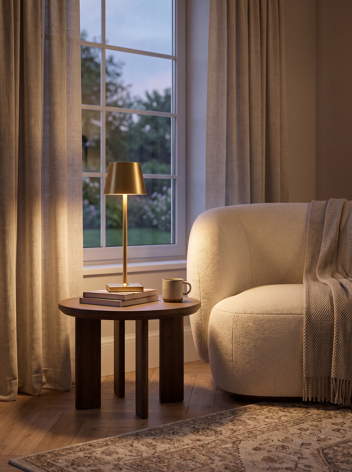 Wireless LED Table Lamp, Glow Without The Cord