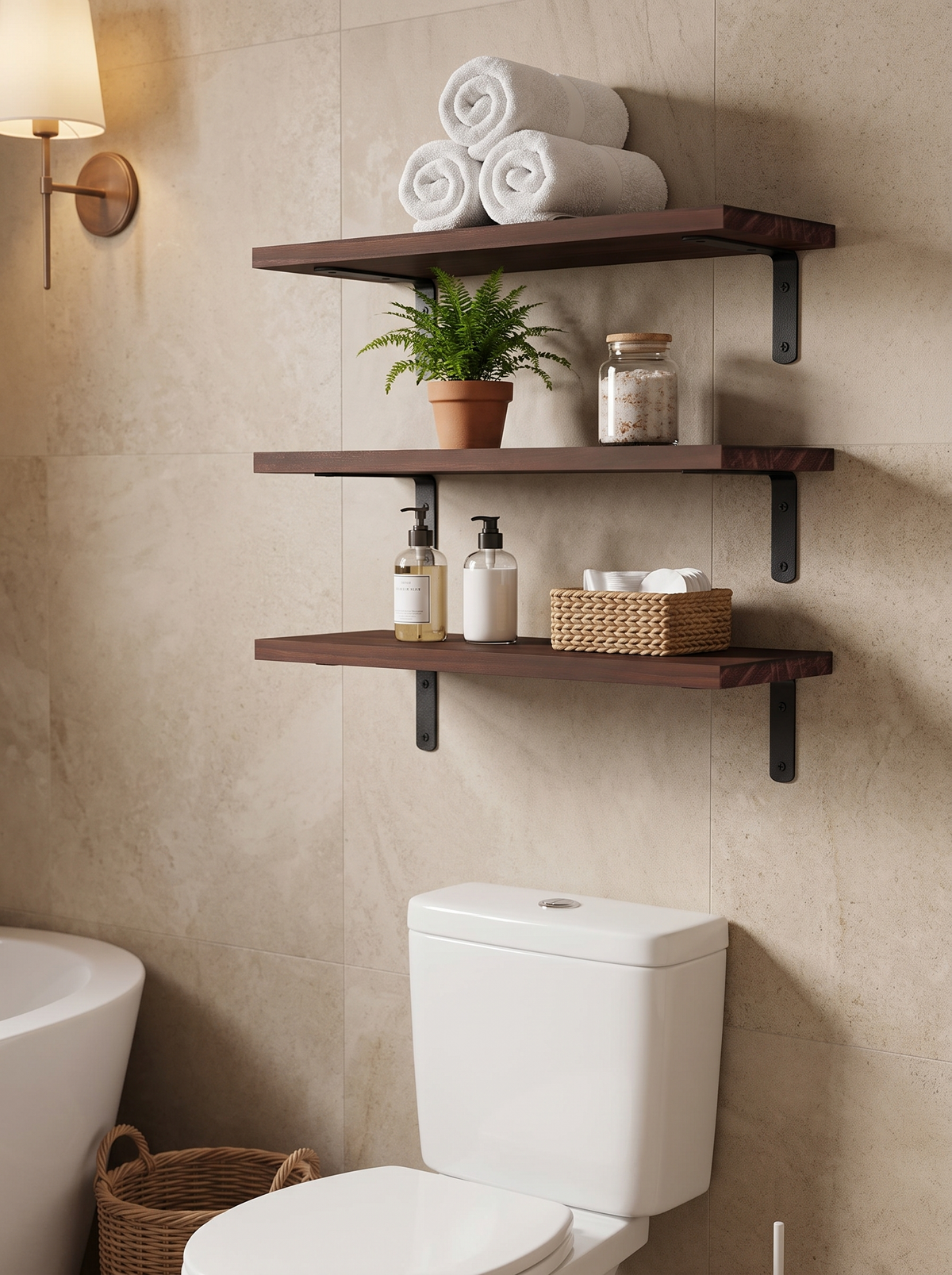 Rustic Floating Wall Shelves, Style Them Your Way