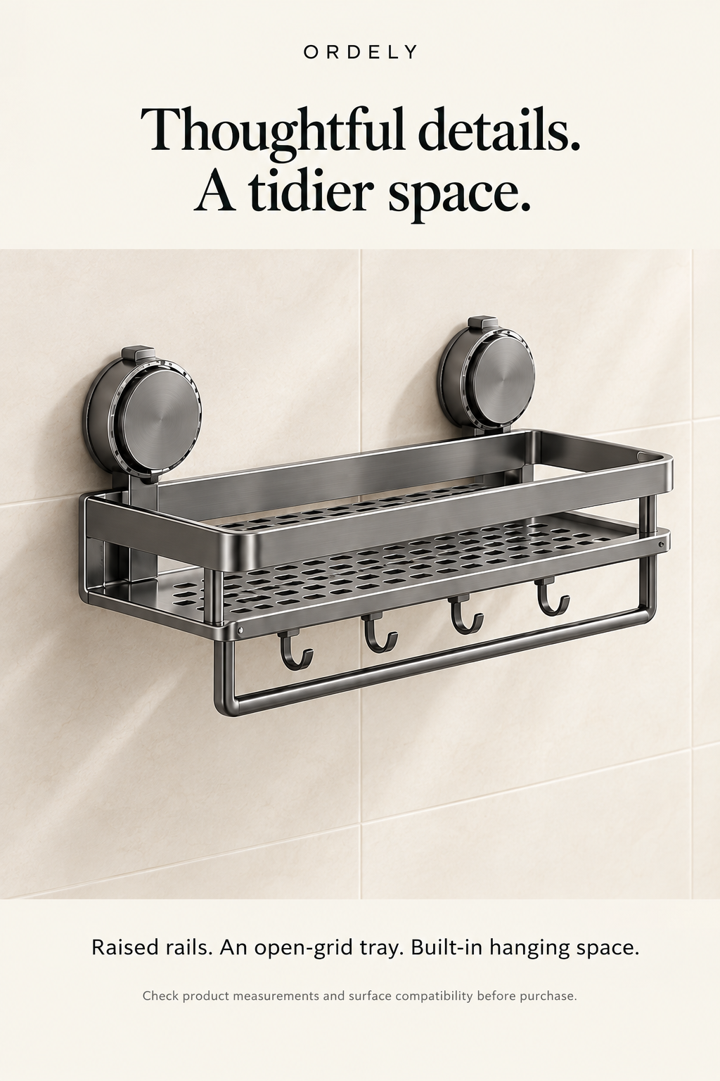 Bathroom shelf full product structure